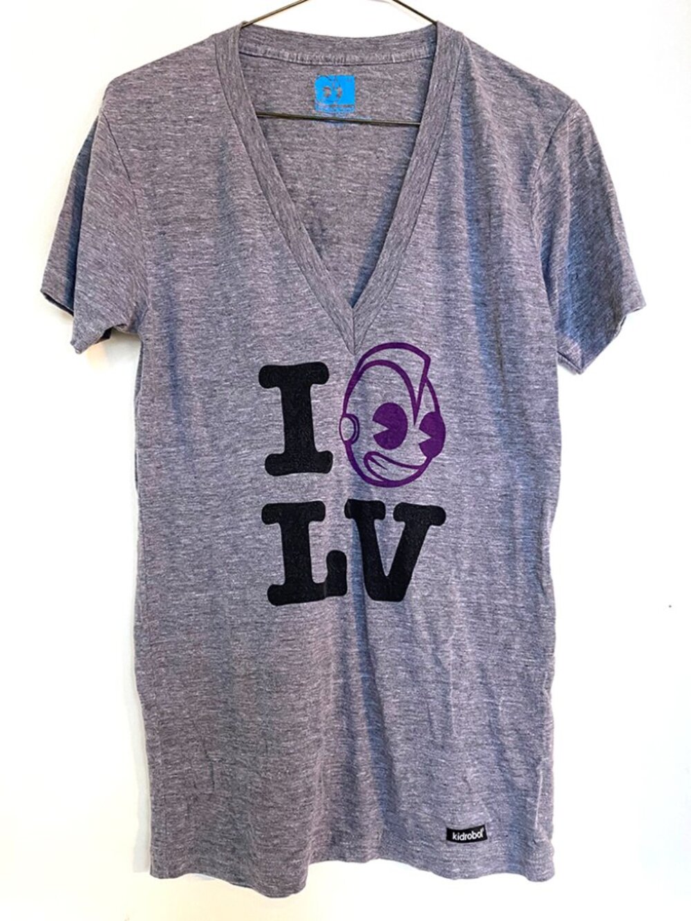 Kid Robot Las Vegas V-neck T-shirt